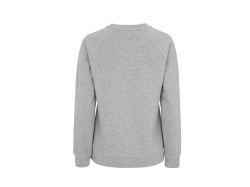 F. Terry Crew Neck Woman (grey melange)