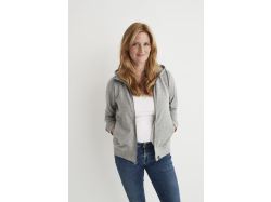 F. Terry Fz Hood Woman (grey melange)