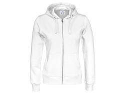 Full Zip Hood Woman (white)