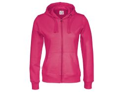 Full Zip Hood Woman (cerise)