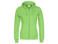 Full Zip Hood Woman (green)