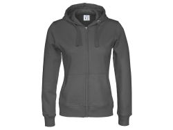 Full Zip Hood Woman (charcoal)