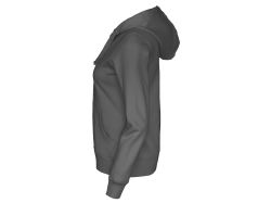 Full Zip Hood Woman (charcoal)