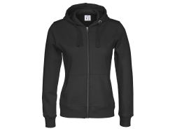 Full Zip Hood Woman (black)