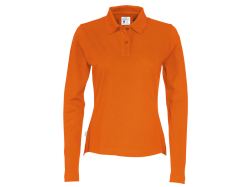 Pique Long Sleeve Woman (orange)