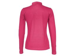 Pique Long Sleeve Woman (cerise)