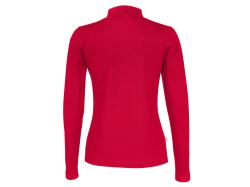 Pique Long Sleeve Woman (red)