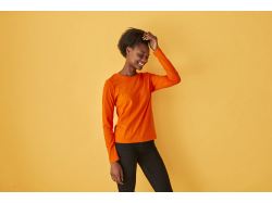 Pique Long Sleeve Woman (royal blue)