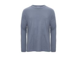 Relaxed T-Shirt Ls (Gots) (dusty blue)