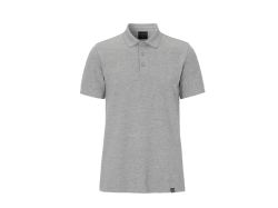 Stretch Pique Polo (grey melange)