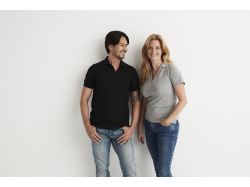 Stretch Pique Polo (grey melange)