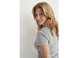 Stretch Pique Polo Woman (grey melange)