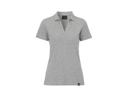 Stretch Pique Polo Woman (grey melange)