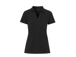 Stretch Pique Polo Woman (black)