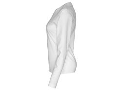 T-Shirt Long Sleeve Woman (white)