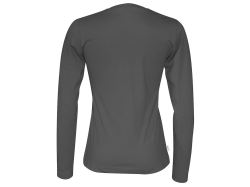T-Shirt Long Sleeve Woman (charcoal)