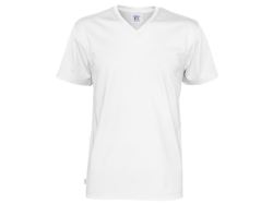 T-Shirt V-Neck (white)