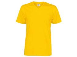 T-Shirt V-Neck (yellow)