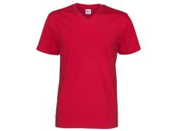 T-Shirt V-Neck (red)