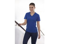 T-Shirt V-Neck Woman (white)
