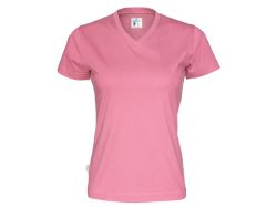 T-Shirt V-Neck Woman (pink)