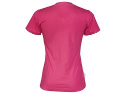 T-Shirt V-Neck Woman (cerise)