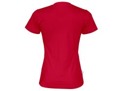 T-Shirt V-Neck Woman (red)