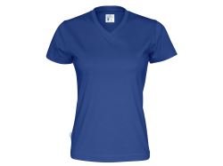 T-Shirt V-Neck Woman (royal blue)