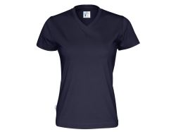 T-Shirt V-Neck Woman (navy)