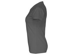 T-Shirt V-Neck Woman (charcoal)