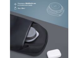Беспроводная зарядная станция 3 в 1 MagSafe Rotation QI складная, графит, Deppa