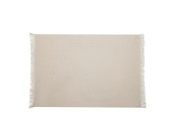 Акриловый плед Harp 130x180 см, белый/бежевый