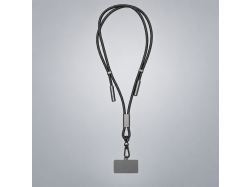 Шнурок-держатель для телефона с зарядным кабелем USB-C на USB-C/Lightning «Lany Eco Charge», серый