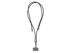 Шнурок-держатель для телефона с зарядным кабелем USB-C на USB-C/Lightning «Lany Eco Charge», серый