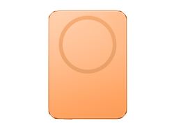 Внешний аккумулятор UltraThin Magnetic Power Bank 5000 15 Вт, c CCC сертификацией, оранжевый