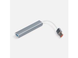 USB-хаб Slotto, серый