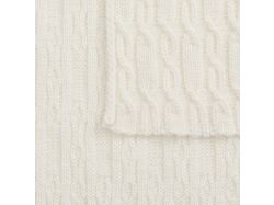 Плед Knitline, белый (молочный)