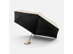 Зонт складной RainCase в чехле-сумке, бежевый
