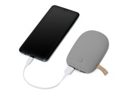 Внешний аккумулятор в форме камня «Stone», 7800 mAh, серый