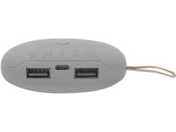 Внешний аккумулятор в форме камня «Stone», 7800 mAh, серый