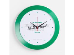 Часы настенные Vivid Large, зеленые