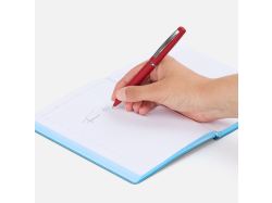 Ручка шариковая Bolt Soft Touch, красная