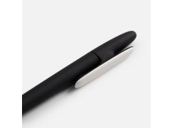 Ручка шариковая Prodir DS5 TRR-P Soft Touch, черная с белым