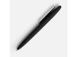 Ручка шариковая Prodir DS5 TRR-P Soft Touch, черная с белым