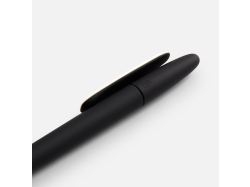 Ручка шариковая Prodir DS5 TRR-P Soft Touch, черная с белым