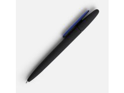 Ручка шариковая Prodir DS5 TRR-P Soft Touch, черная с синим