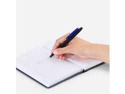 Ручка шариковая Prodir DS5 TRR-P Soft Touch, черная с синим