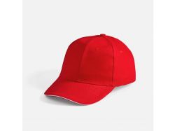 Бейсболка Buffalo, красная с белым