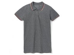 Рубашка поло женская Paname Women, черный меланж