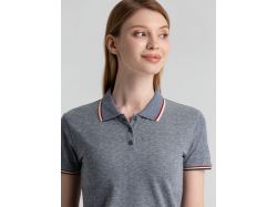 Рубашка поло женская Paname Women, голубой меланж
